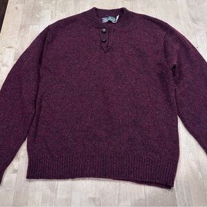 Rothco Red Crewneck Sweater Classic Knit